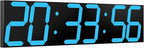 CHKOSDA Digital Wall Clock, Oversize Led Digital Clock Large Display by CHKOSDA