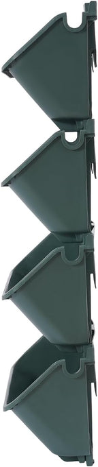 24 Pots Wall Mounted Planter, Plastic Wall Vertical Planter, - Image 4