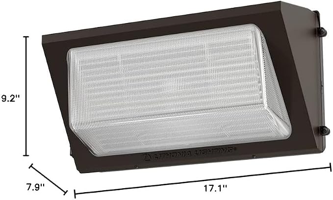 Lithonia Lighting 17" LED Wall Pack Outdoor Light Fixture, 3-Way Selectable CCT - Image 15