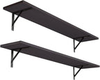 DINZI LVJ Long Wall Shelves, 39.4Inch Wall Mounted Shelves Set of 2, Extra by DINZILVJ