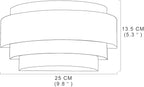 LightInTheBox Modern Wall Sconce Set of 2 Indoor Wall Light Fixture Half Moon - Image 7
