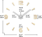 VANGOLD Design Frameless Wall Clocks - Image 3