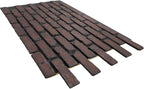 EverStone Aged Brick Faux Brick Panel, 46 7/8"W x 27"H x 1 1/4"D, Cinder Color - Image 6