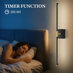 SAIMAND Wireless Sconces Set of 2 Battery Operated, 8000mAh USB Rechargeable - Image 5