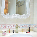 UPREDO 3D Decorative Floral Molding Waterproof Wallpaper Border Peel and Stick - Image 3