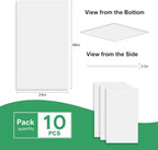 Smooth White Drop Ceiling Tile 2ft x 4ft, Ceiling Panel 24 x 48in – Waterproof - Image 7