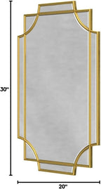 Kelly Miller 20"x30" Small Gold Bathroom Mirror - Image 10