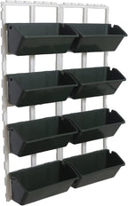 Vertical Garden Wall Planter, 4-Tier Stackable Wall Planter Indoor Outdoor by Unknown