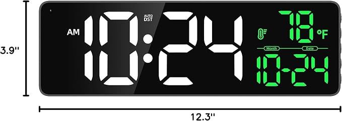 Large LED Digital Wall Clock - Image 10