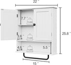 RRX Bathroom Cabinet Wall Mounted Medicine Cabinets - Image 3