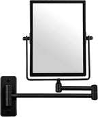QiMH 3X Magnified Wall Mounted Mirror, Rectangular 8x6 Inch by Qimh