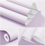 Dimoon 236''x17.7'' Purple Peel and Stick Wallpaper Contact Paper Modern Self - Image 2