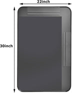 30"x22" Black Bathroom Mirror - Image 2