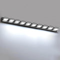 IZORRO LED Modern Bathroom Lights Fixtures, Matte Black Acrylic Wall Lighting by IZORRO