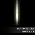 LEMOMO Blackout Curtains 66 x 72 Inch Long Olive Green Curtains Set of 2 Panels - Image 3