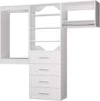 ROOMTEC Modular Closet System, Modern Wooden Tower - Image 7