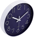 jomparis 12 Inch Silent Non-Ticking Battery Operated Quality Quartz Round Wall - Image 4