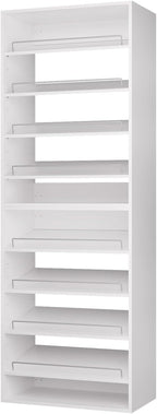 ROOMTEC Modular Closet System, 25.5" Shoe Shelf Closet Tower Wall-Mounted - Image 7