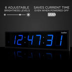 Ivation Oversized Large Digital Wall Clock - Image 4