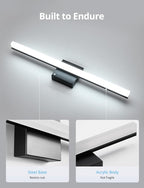 Combuh LED Bathroom Light Fixtures Over Mirror 24 Inch 14W, Modern IP44 Wall - Image 5