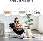 MAXYOYO Modern Accent Chair, Comfy Living Room Chair with Metal Frame - Image 5