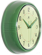 Infinity Instruments LTD. Retro 12 inch Silent Sweep Non-Ticking Mid Century - Image 2