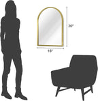 Arch Wall Mirror Aluminum Alloy Frame Bathroom Wall Mirror - Image 7