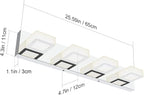 Ralbay Chrome Vanity Lights for Bathroom Adjustable Acrylic Chrome Modern LED - Image 6