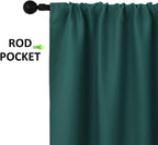 NICETOWN 2 Panels Blackout Curtains, Rod Pocket Thermal Insulated Drapes - Image 5