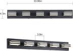LED Wall Black Vanity Lights for Bathroom Light Fixtures 30W Adjust 3 Colors - Image 5