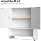 HOOBRO Fluted Bathroom Wall Cabinet, Farmhouse Medicine Cabinet - Image 8