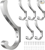 Coat Hooks Wall Mount for Hanging by jockcaras