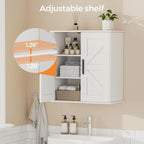 Homleke Bathroom Wall Cabinet, Over Toilet Storage Cabinet - Image 5