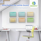 MINDEPOT Magnetic Wall File Organizer, Hanging Wall Mounted File Folder Binder - Image 2