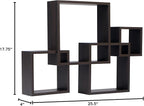 Danya B. BR1023ES Decorative Wall Mount Floating Intersecting Cube Accent Wall - Image 2