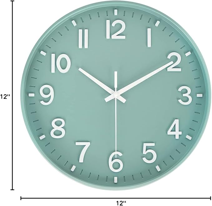 HZDHCLH Modern Quartz Wall Clocks Battery Operated, 12 inch Silent Non Ticking - Image 7
