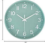 HZDHCLH Modern Quartz Wall Clocks Battery Operated, 12 inch Silent Non Ticking - Image 7