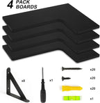 YGEOMER Corner Floating Shelves, Wall Mounted Corner Shelf - Image 7