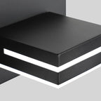 SineRise LED Modern Bathroom Vanity Light Fixtures, Matte Black Modern Acrylic - Image 8