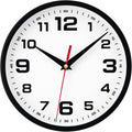 14 Inch Wall Clock Silent Non-Ticking Modern Clocks Battery Operated Large by Warminn