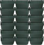 Vertical Wall Planter with 18 Pots, Hanging Garden Plant Flowerpot Holder by Eapmic