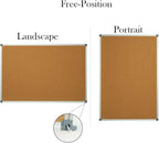 Lockways Cork Board Bulletin Board, 2 Pack Double Sided Corkboard 36" x 24" - Image 2