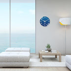 XNM Navy Blue Decorative Wall Clock - Image 2