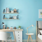 197"x17.7" Teal Peel and Stick Wallpaper Contact Paper Peel and Stick Wall - Image 4