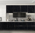Arthome Black Marble, 11.8x100 Inches Peel and Stick Wallpaper, Marble Contact - Image 4