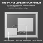 Koonmi 55"x30" LED Mirror for Bathroom, 90CRI Anti-Fog Vanity Mirror - Image 8