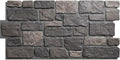 EverStone Cobblestone Faux Stone Panel, Charcoal Color by EkenaMillwork