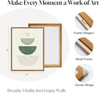 3 Piece Framed Minimalist Boho Canvas Wall Art - Image 7