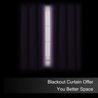 LEMOMO Blackout Curtains 38 x 54 inch/Lavender Curtains Set of 2 Panels/Thermal - Image 3