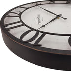 Presentime & Co 21" Farmhouse Series Wall Clock, Vintage Style, Retro Clock - Image 4